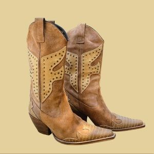 studded western boots